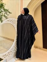 ⁦عبايه غريد 🖤✨  (( عبايه وتحتها بيزك مفتوحه نظام طولي او شال ))⁩ - الصورة ⁦4⁩